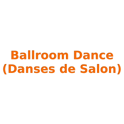 Cours Danses de Salon première inscription